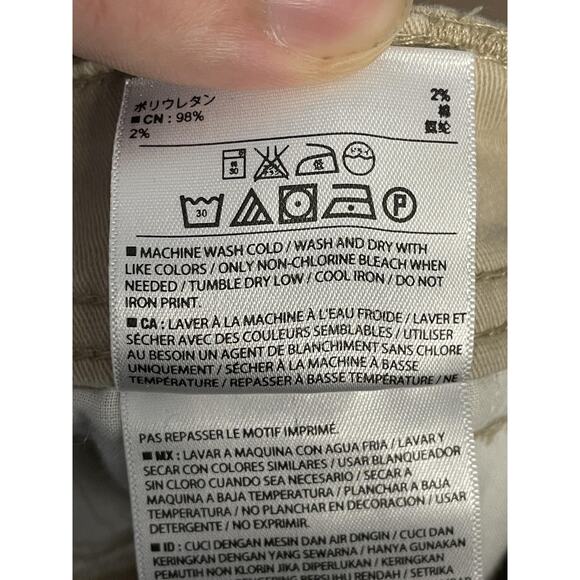 Old Navy Chino Pants Womens 8 Regular Khaki The Flirt Stretch Straight Leg - Picture 11 of 12